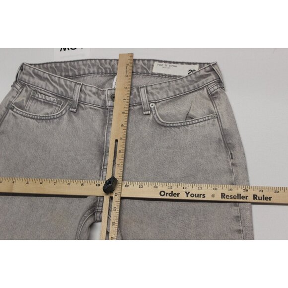 Rag & Bone Dre Raw Hem Boyfriend Jeans Women’s Size 28 Gray Casual - Picture 14 of 16